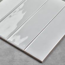 Maia Gloss White Subway Ceramic Tile